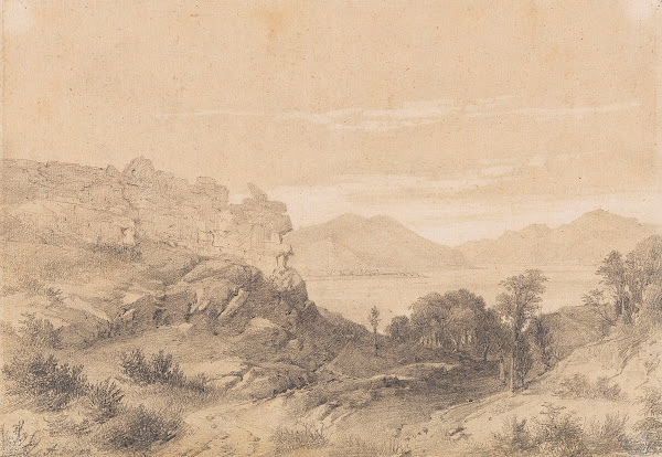 Südliche Landschaft Ca 1840