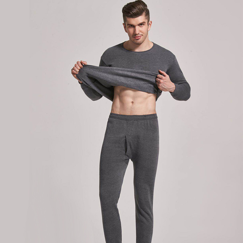 Padded thermal underwear set for men