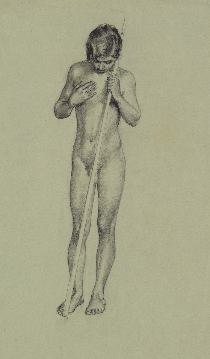 Study for the statue of St John in the Stollwerck Mausoleum 1926