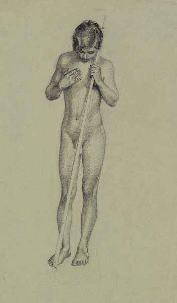 Study for the statue of St John in the Stollwerck Mausoleum 1926