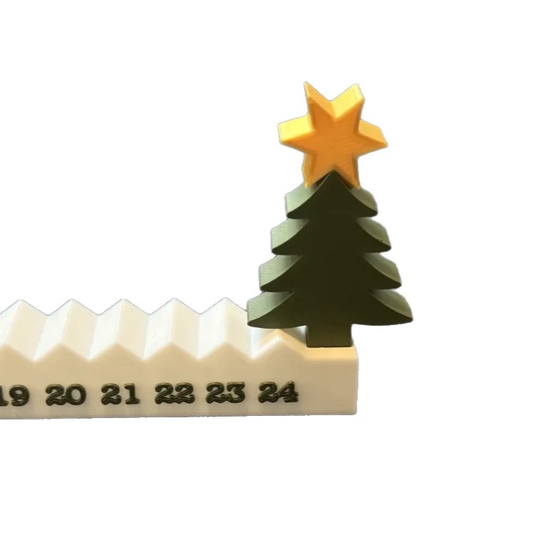 3D-printed Christmas tree Advent calendar