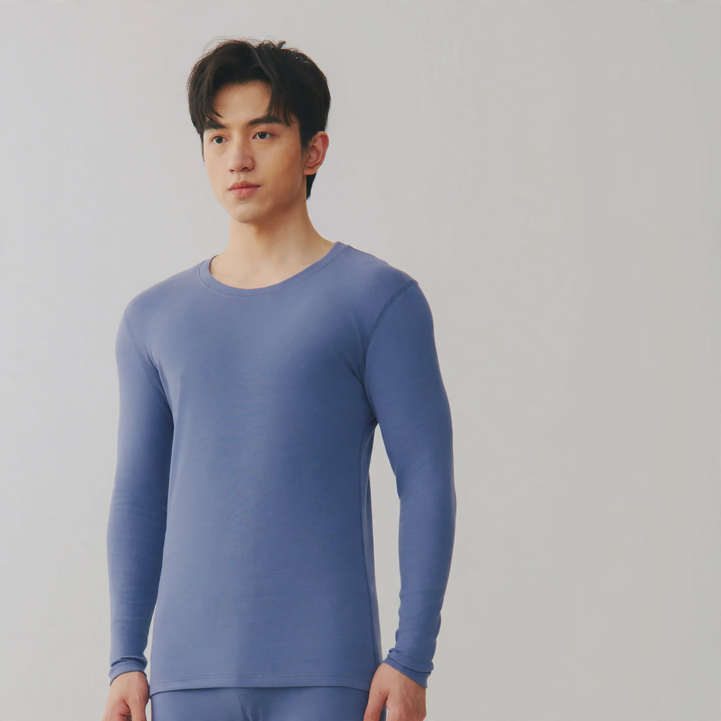Cotton thermal underwear set, 280g, brushed, antibacterial