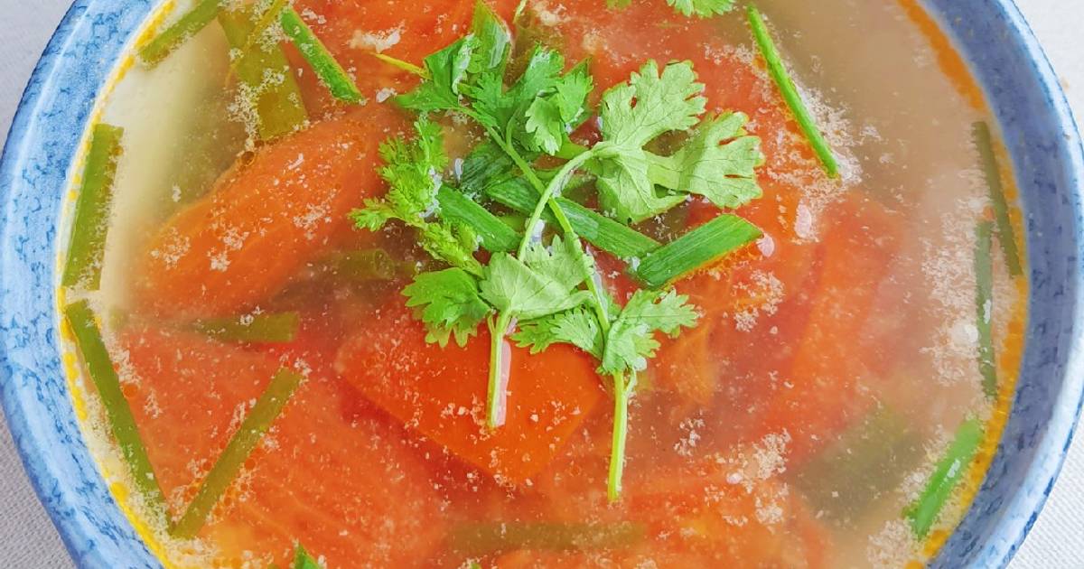 🔸️CANH CÀ CHUA THỊT BĂM