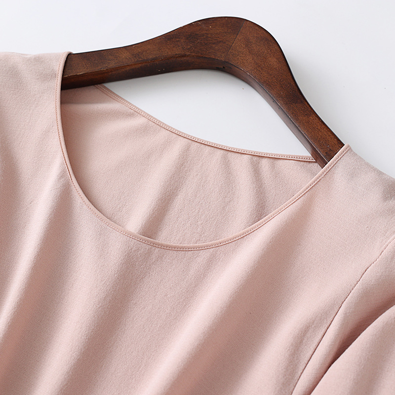 Women's Thermal Top, fitted, round neckline