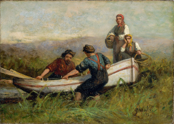 People Near Boat 1893