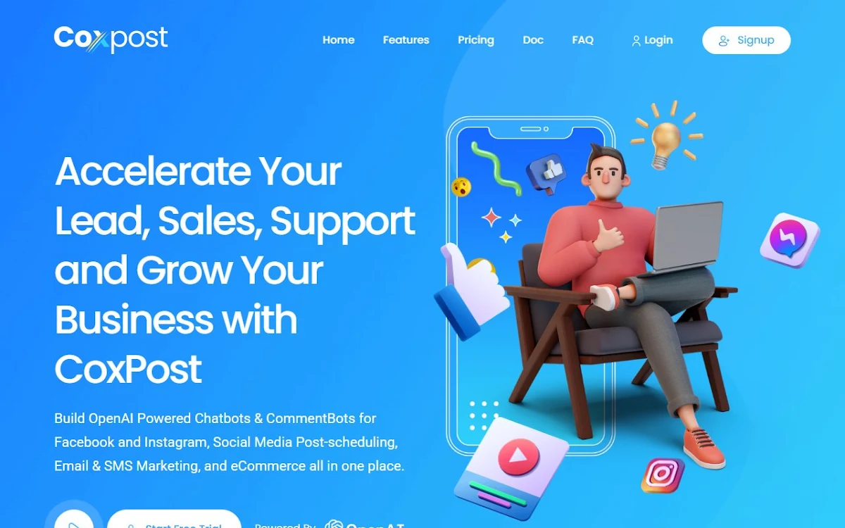 Captura de CoxPost