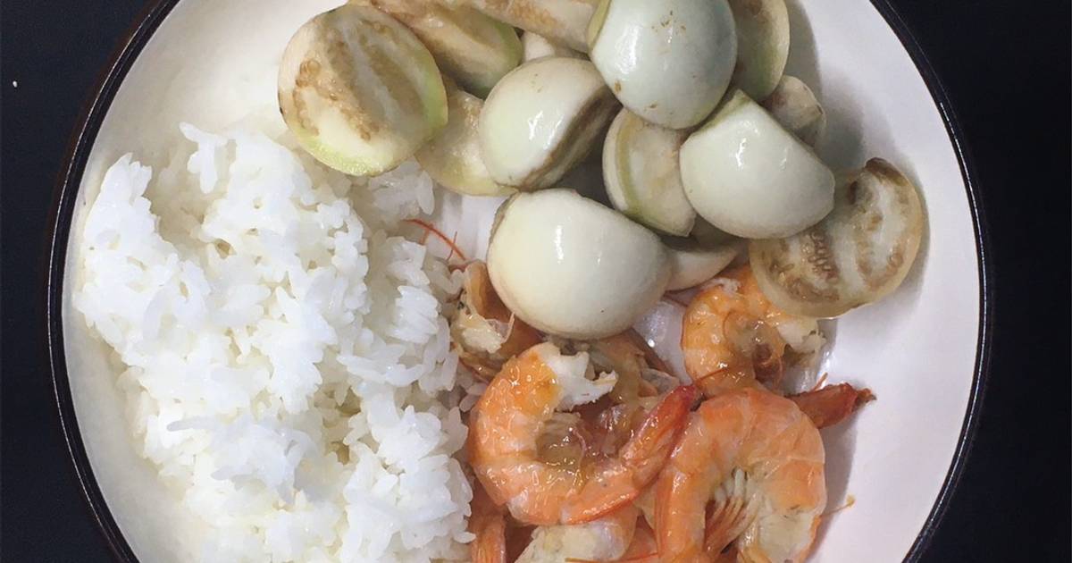 [Giảm cân - eat clean #d_19] Tôm hấp + cà pháo (269calo)