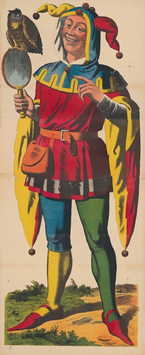 Carnival figure dressed as Till Eulenspiege 1906 1918