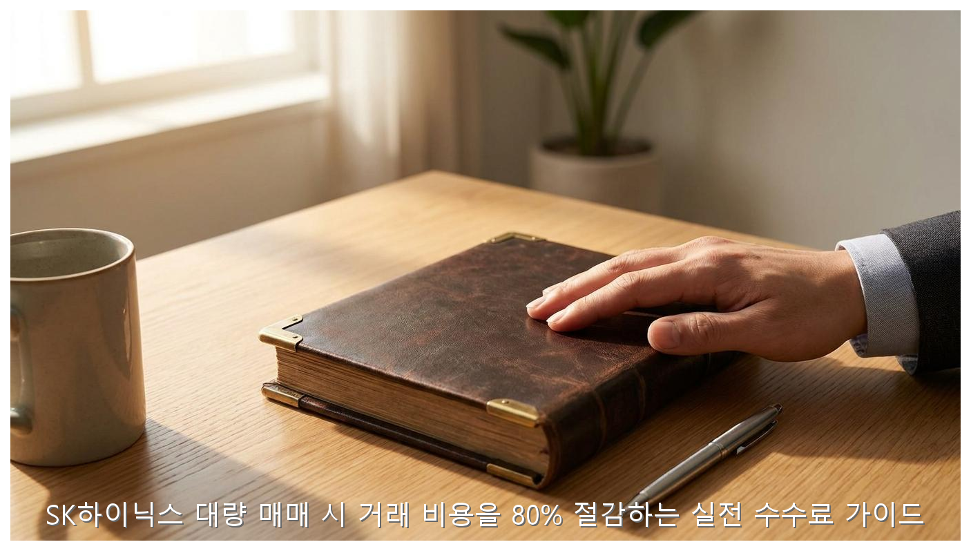 SK하이닉스 대량 매매 시 거래 비용을 80% 절감하는 실전 수수료 가이드 핵심 안내 및 분석 인포그래픽 (5)