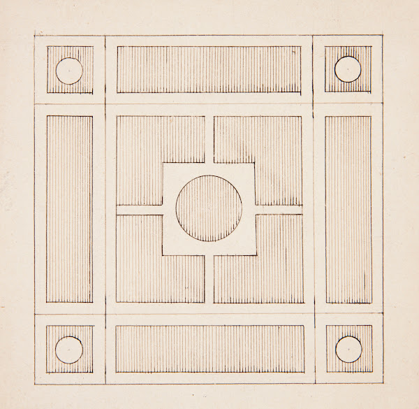 Wzór posadzki z motywami geometrycznymi 1853 1899