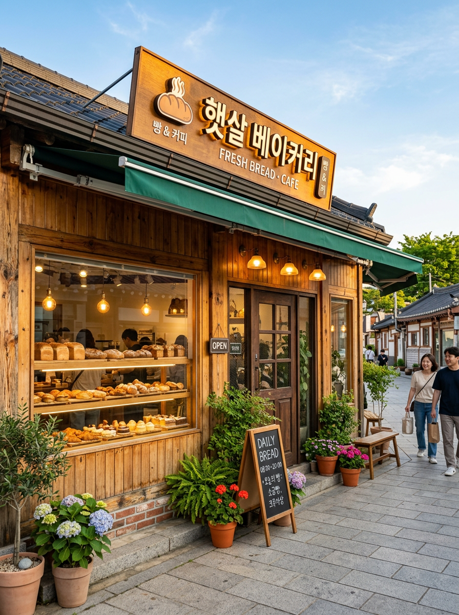 베이커리 간판