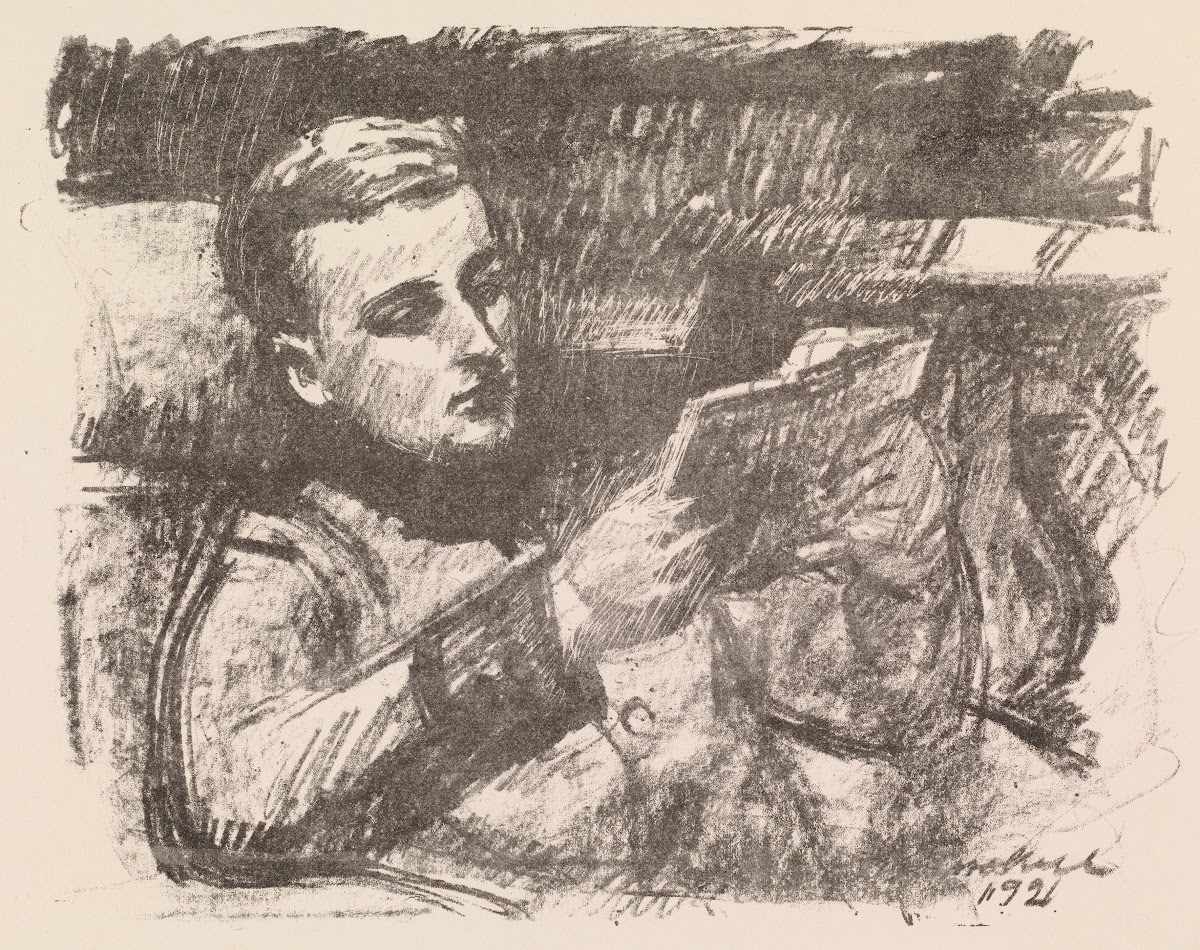 Boy Reading Jorgen Enckell 1921