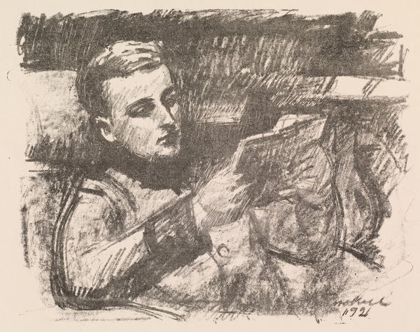 Boy Reading Jorgen Enckell 1921