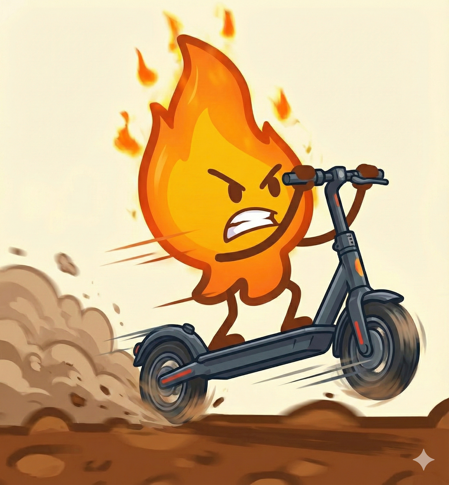 Xispas con patín eléctrico