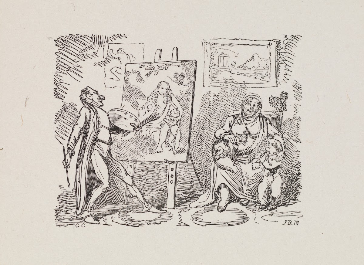 Illustrations for The Universal songster Pl06 1825
