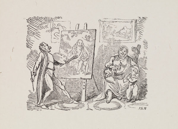 Illustrations for The Universal songster Pl06 1825