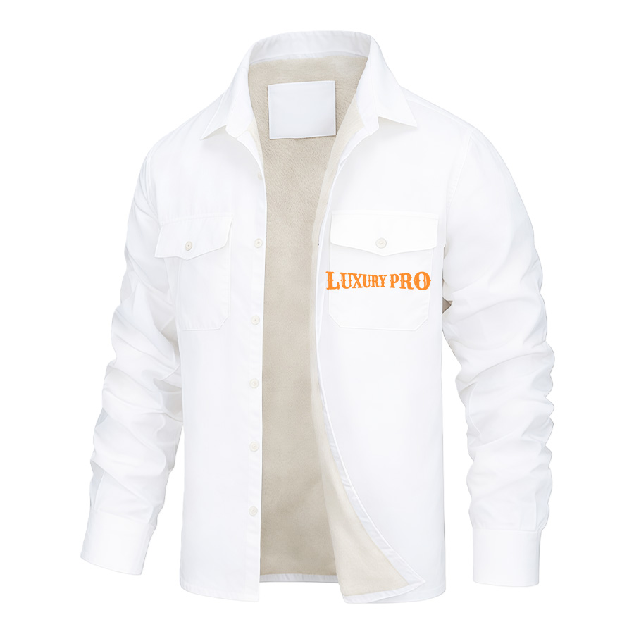 2D fleece-lined plaid shirt