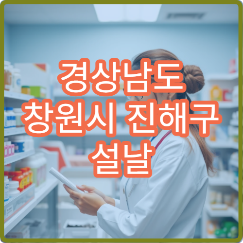 경상남도 창원시 진해구 설날 명절 응급의학과 연휴 진료 병원 군사훈련·외상 즉시 처치 가능