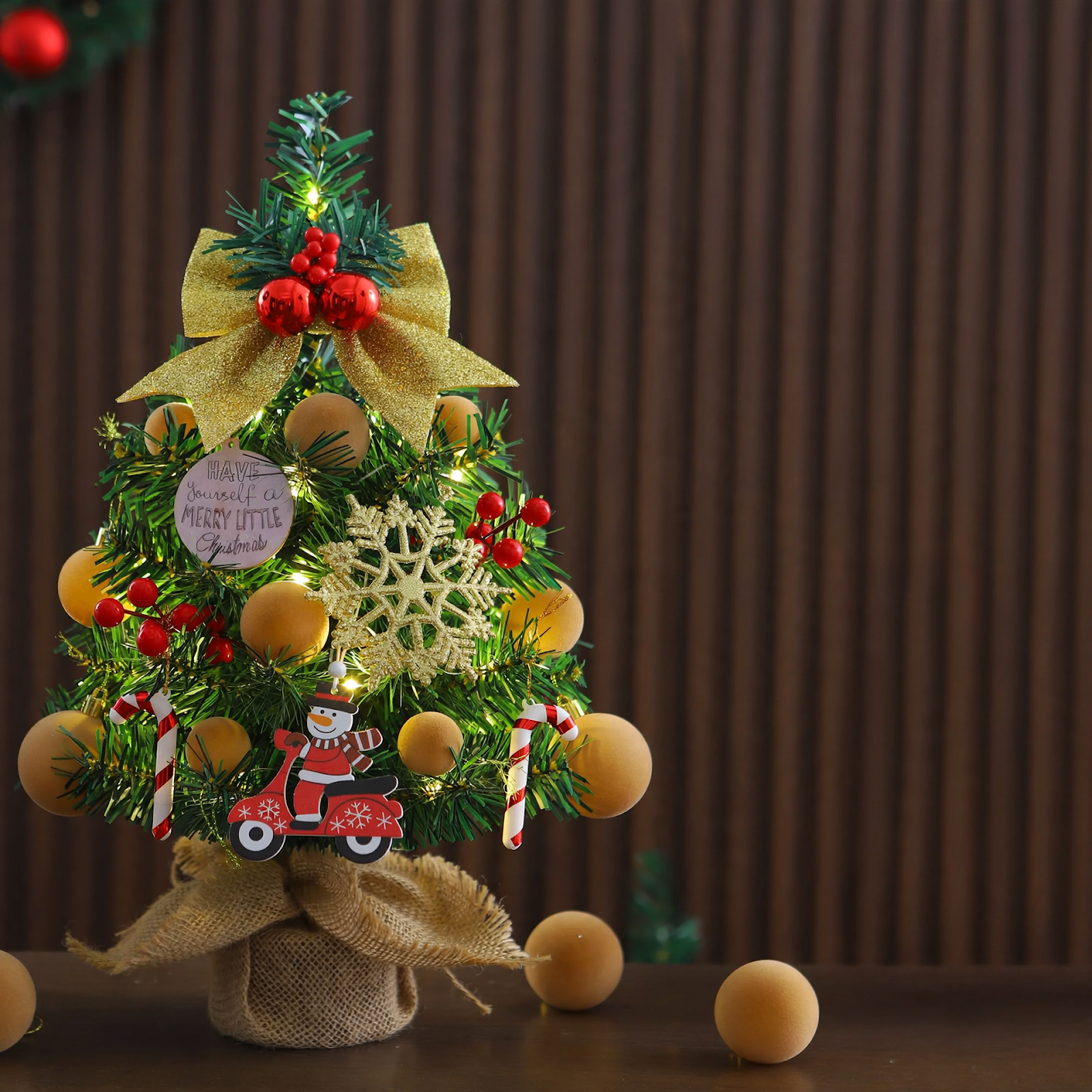 Mini Christmas tree made of PVC, 45 cm or 60 cm