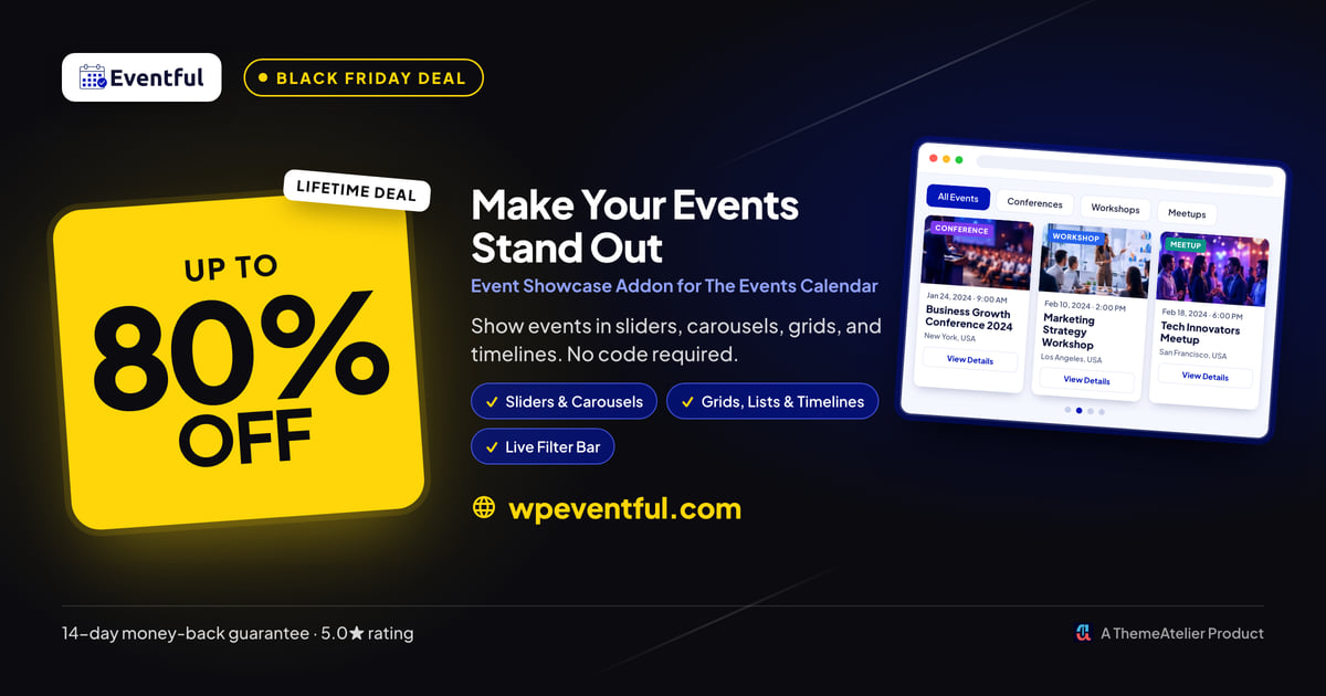Eventful Event Showcase deal