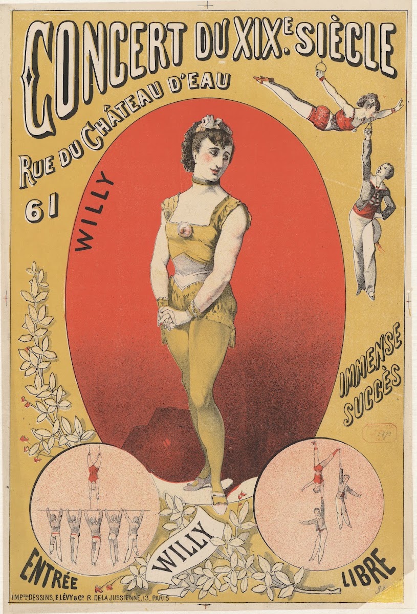 Concert du XIXème siècle Rue du Chateau dEau 61 Willy 1877