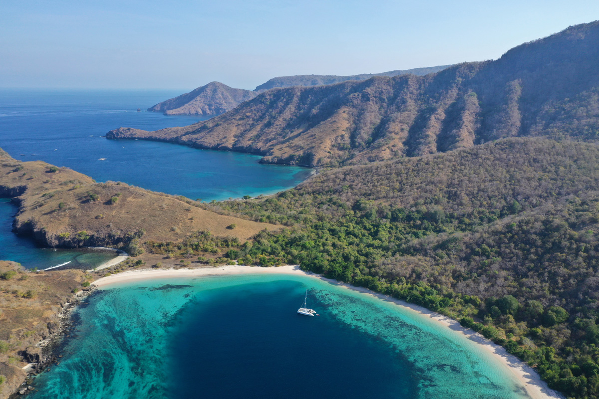 Panorama view in Sumbawa. Indonesia top beautiful interesting tourism destination, Bali tourism, Kepulauan seribu, Bintan island, Raja ampat island, Sumbawa, Morotai maluku. CarbonEthics Indonesia