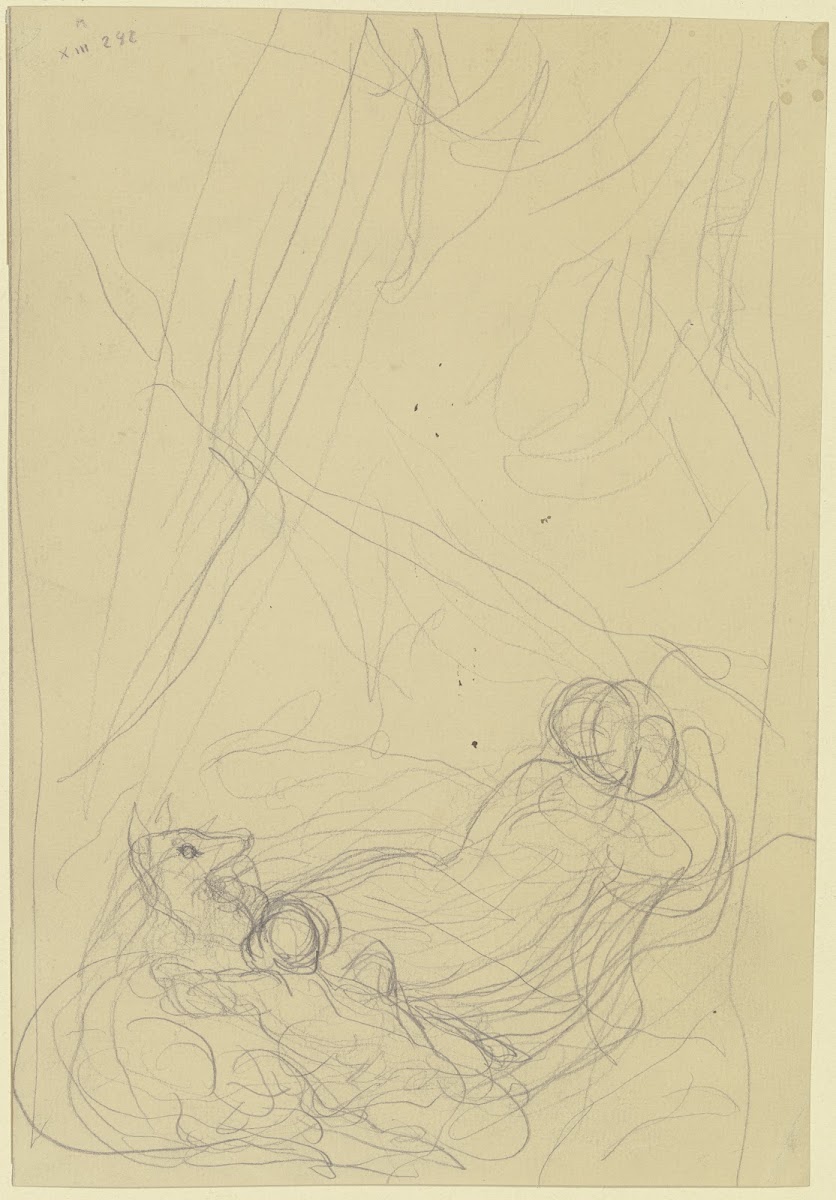 Titania und Bottom in der Gestalt des Esels ca 1867