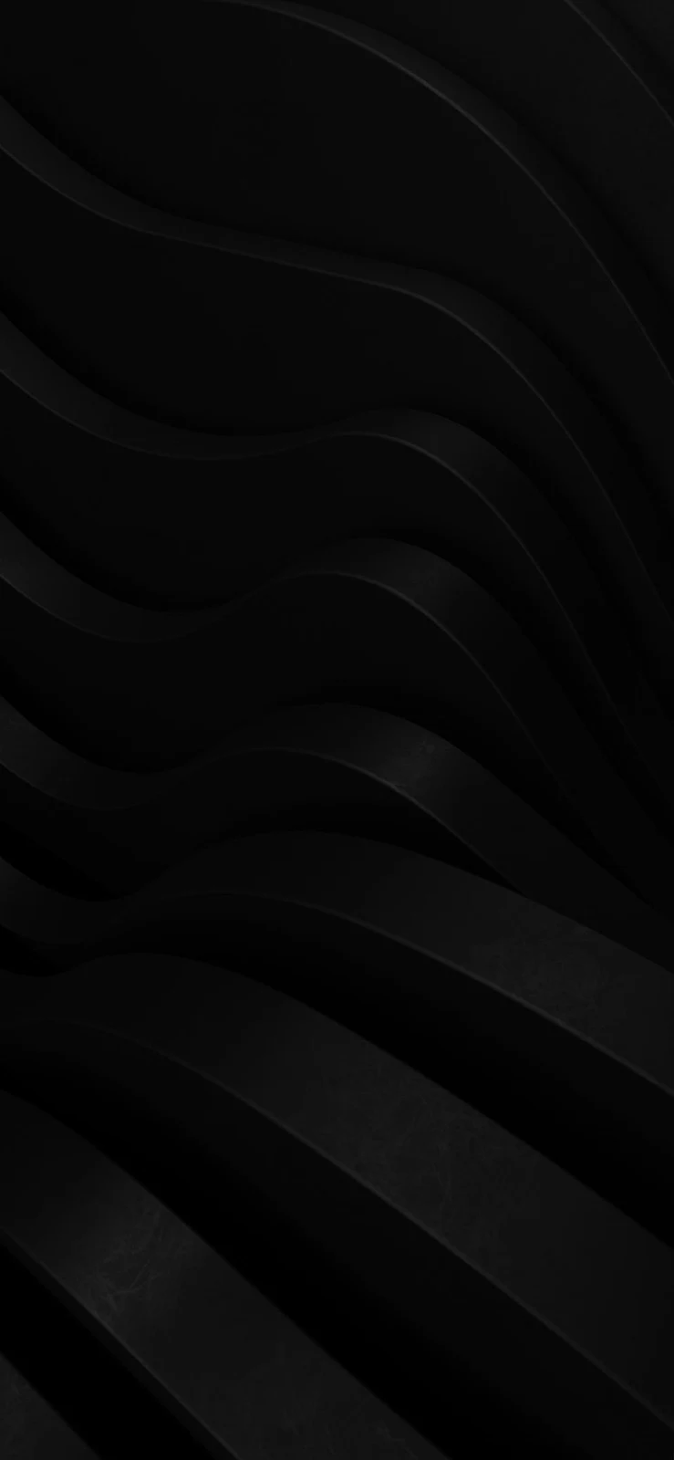 Minimalist Black Rippling Layers - Minimalist Digital Art iPhone Wallpaper (997x2160)