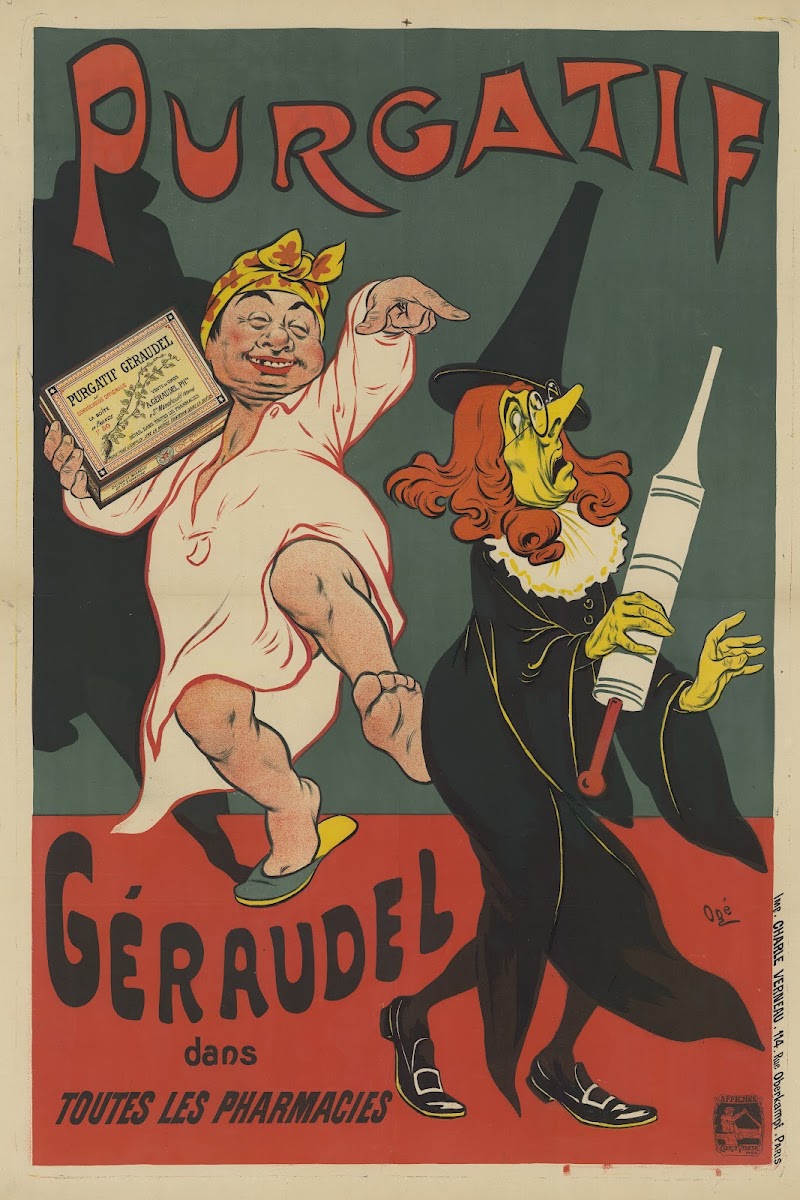Purgatif Géraudel dans toutes les pharmacies 1900