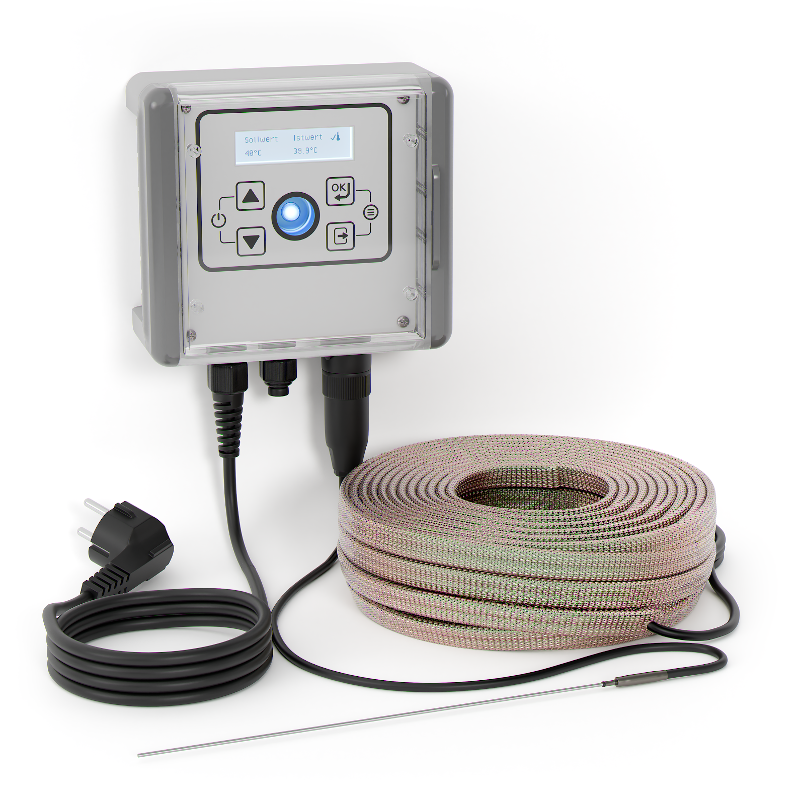 Verwarmingstapekit 0-200°C – 50 W/m, 9,5 m