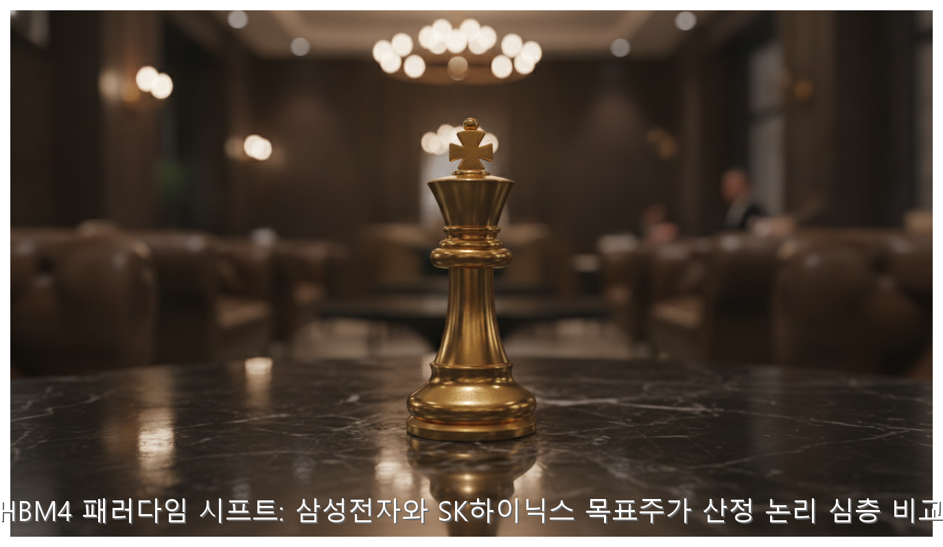 HBM4 패러다임 시프트: 삼성전자와 SK하이닉스 목표주가 산정 논리 심층 비교 핵심 안내 및 분석 인포그래픽 (4)