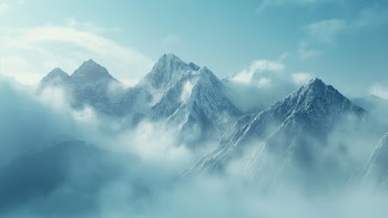 Foggy Mountain Wallpaper