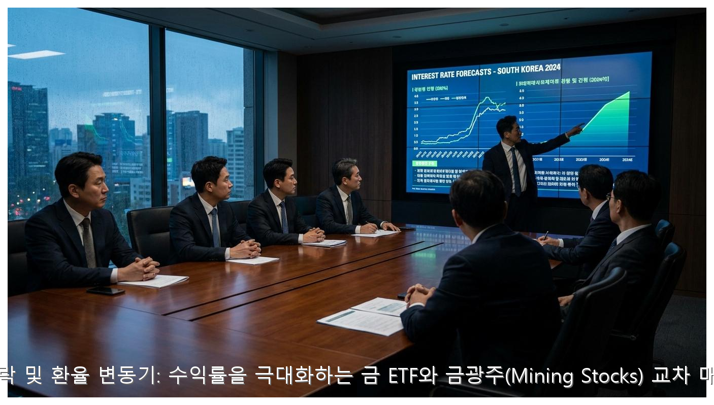 금값 하락 및 환율 변동기: 수익률을 극대화하는 금 ETF와 금광주(Mining Stocks) 교차 매매 전략 핵심 안내 및 분석 인포그래픽 (8)