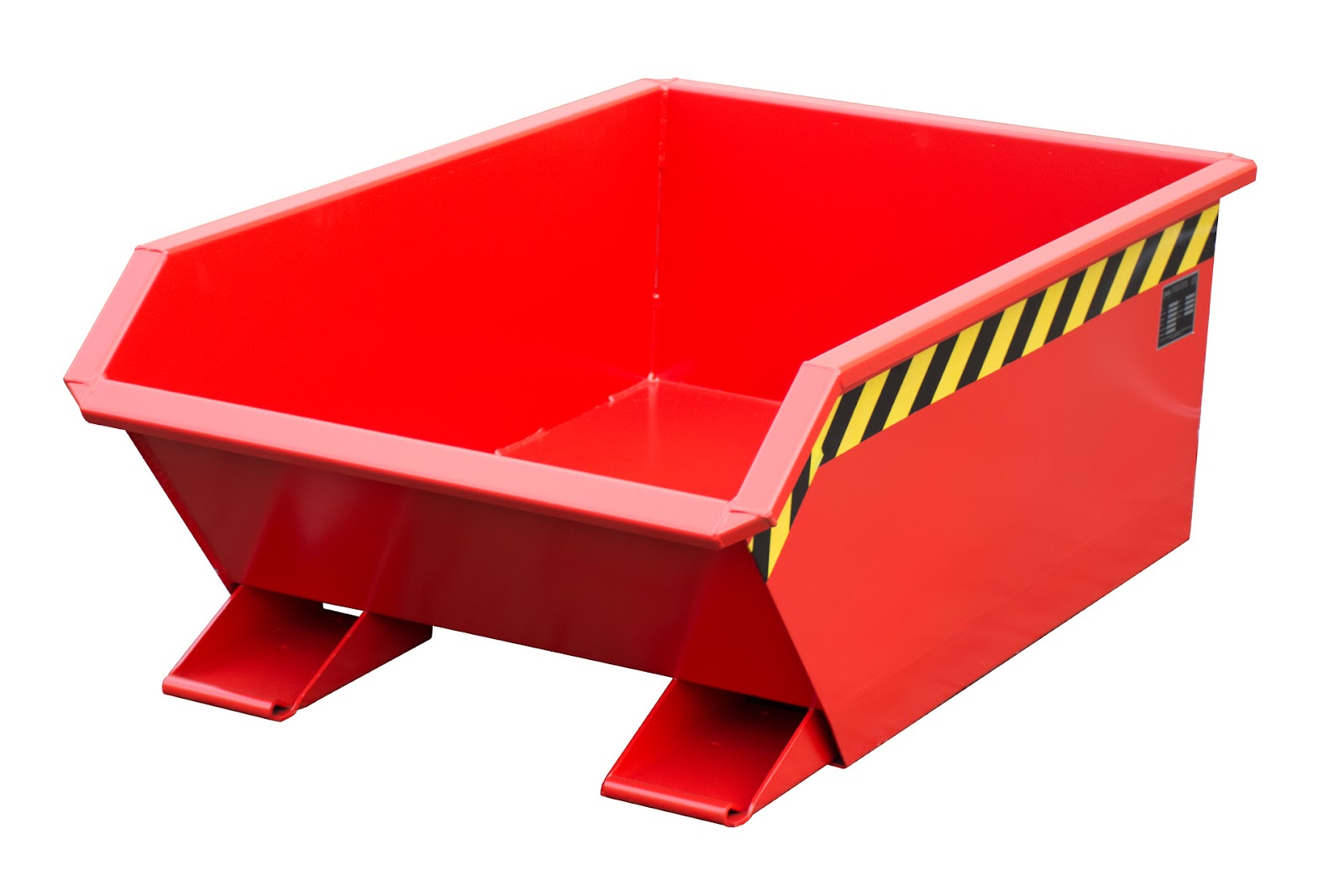 Mini-Kiepcontainer MGU 270, gelakt, Vuurrood