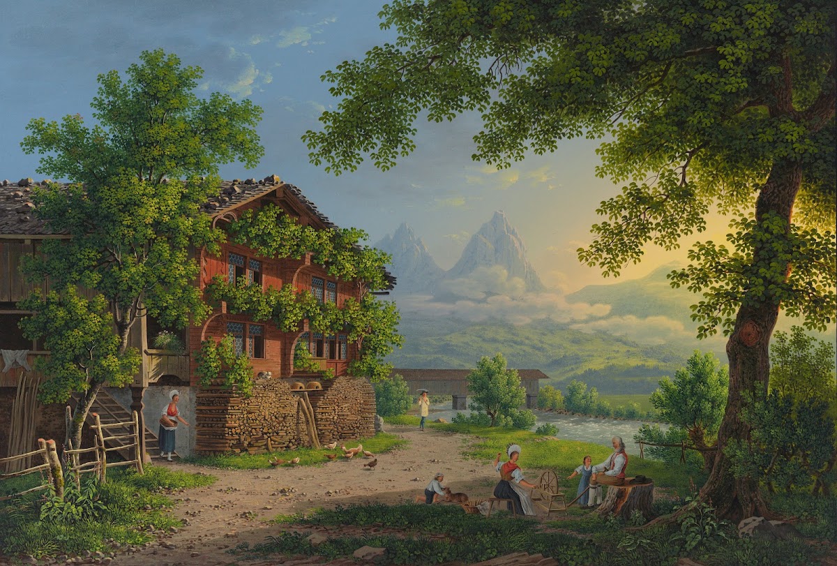 Die Muota Brüke bei Schwytz