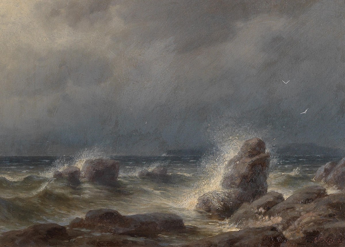 Brandung vor der Küste der Insel Melada