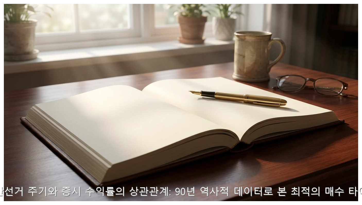 미국 중간선거 주기와 증시 수익률의 상관관계: 90년 역사적 데이터로 본 최적의 매수 타이밍 전략 핵심 안내 및 분석 인포그래픽 (2)
