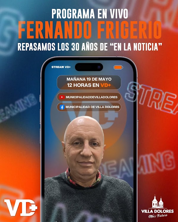 Entrevista a Fernando Frigerio en VD+