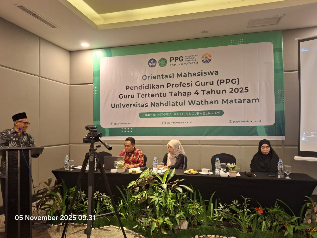 Orientasi PPG Guter 4 di Astoria Hotel 5 November 2025