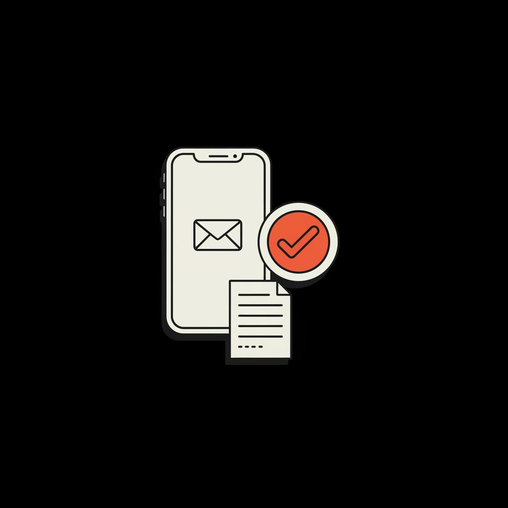 Minimal infographic of a smartphone with a mail envelope icon, checkmark and printed backup-code sheet in Social Success Hub brand colors — how to recover google account if i don't remember anything