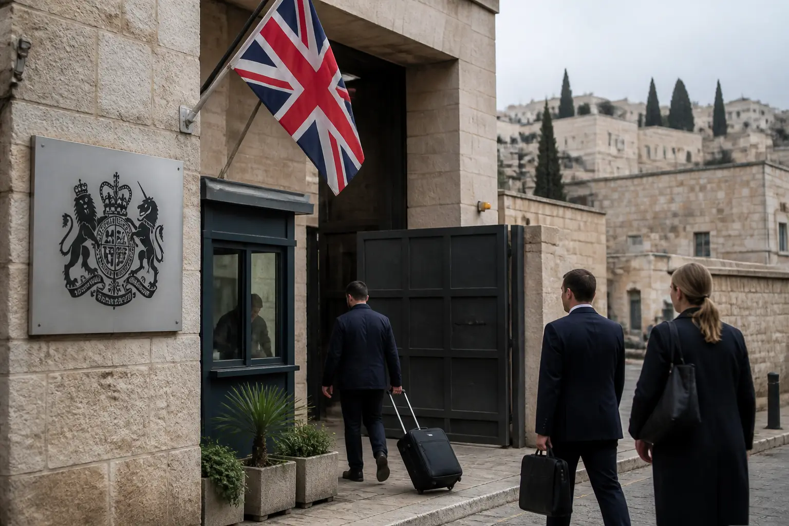 Editorial image for UK Consulate in East Jerusalem to Remain Open as Mission, Despite Staff Reduction