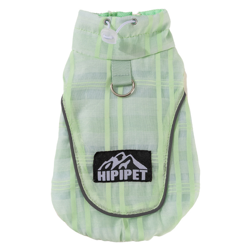 Dog tank top with reflectors for summer