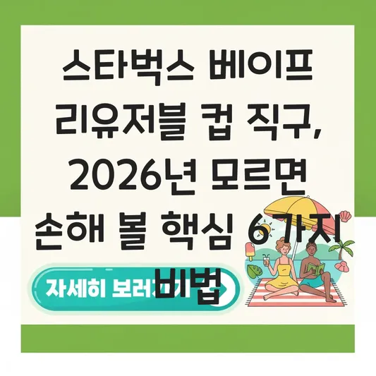 스타벅스 베이프 리유저블 컵 직구 가격 대표 이미지