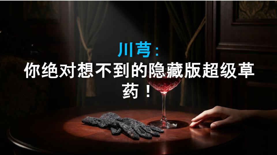 川芎：你绝对想不到的隐藏版超级草药！