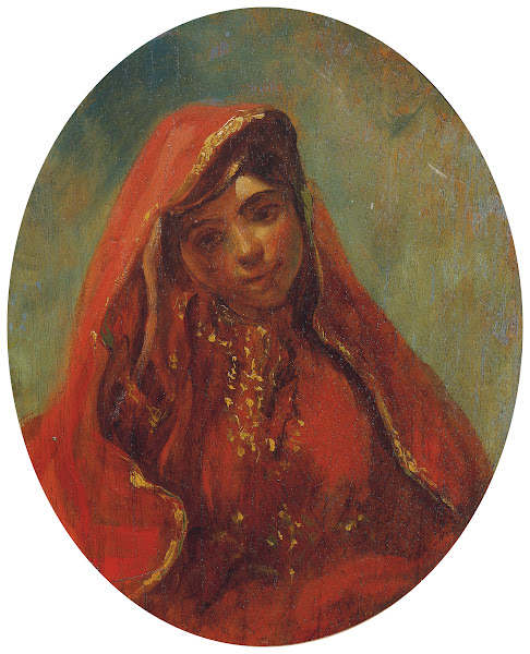 Halbfigur Einer Marokkanerin 1839