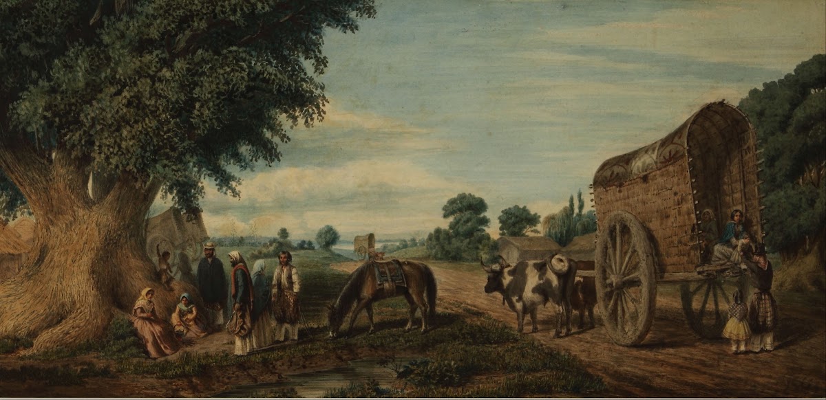 Un domingo en los suburbios de San Isidro 1864