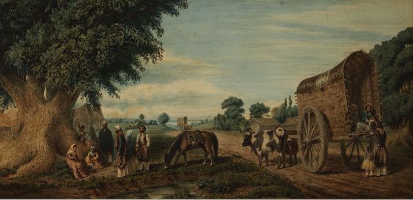 Un domingo en los suburbios de San Isidro 1864