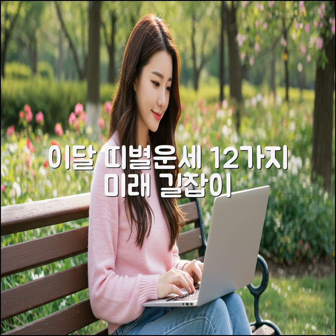 이달 띠별 운세 12가지: 미래 밝힐 길잡이