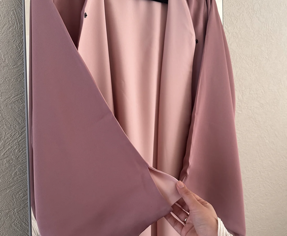 Rose double Sided Abaya