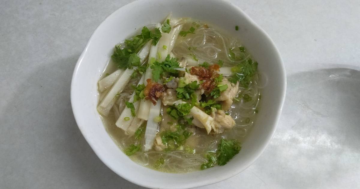 Miến măng gà
